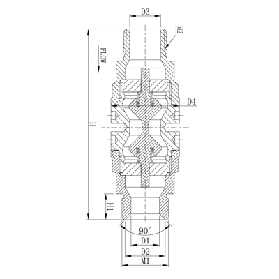 breakaway coupling y(lngӚC)